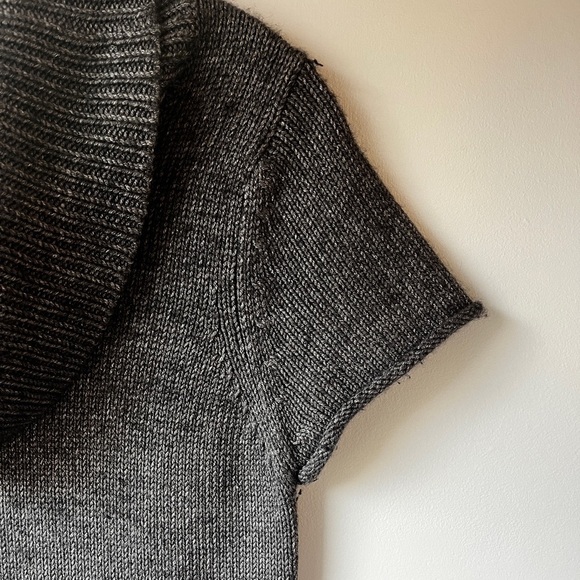 BCBGMaxAzria Cowl Neck Short Sleeve Sweater - Picture 7 of 9